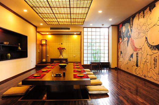 Tư vấn chọn sàn gỗ cho nhà hàng phong cách Nhật Bản